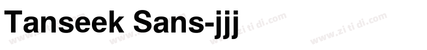Tanseek Sans字体转换